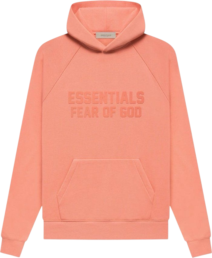 Fear Of God Essentials hoodie coral