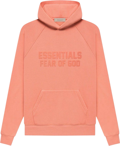 Fear Of God Essentials hoodie coral