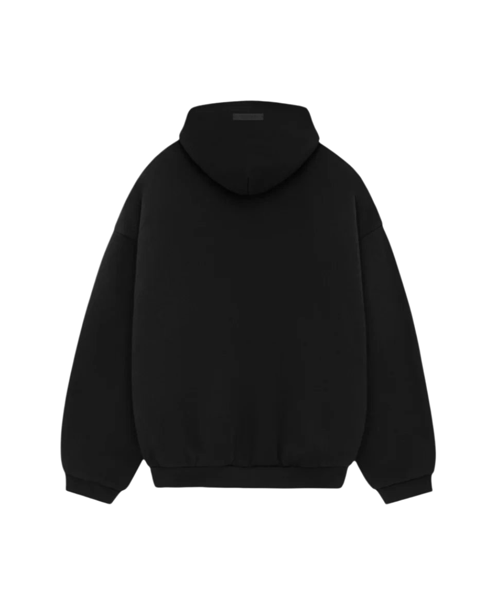 Fear of god essentials core collection nylon fleece hoodie black/black - Slate8